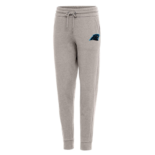 Women's Antigua Oatmeal Carolina Panthers Action Jogger Pants