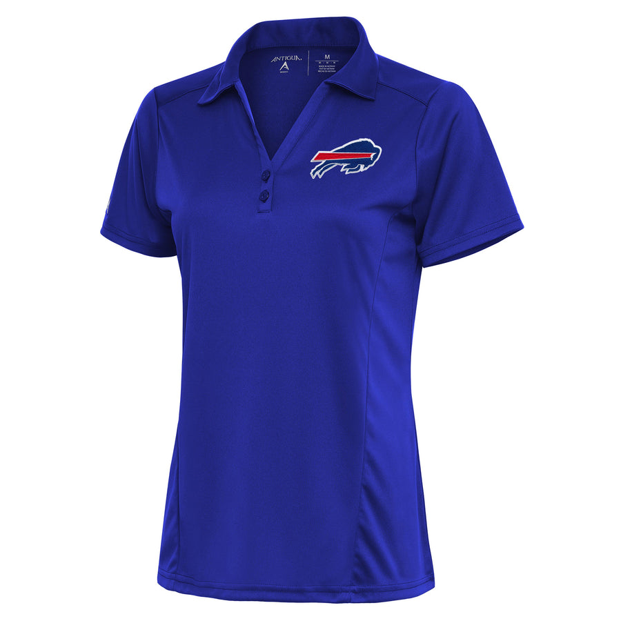 Women's Antigua Royal Buffalo Bills Team Logo Tribute Polo