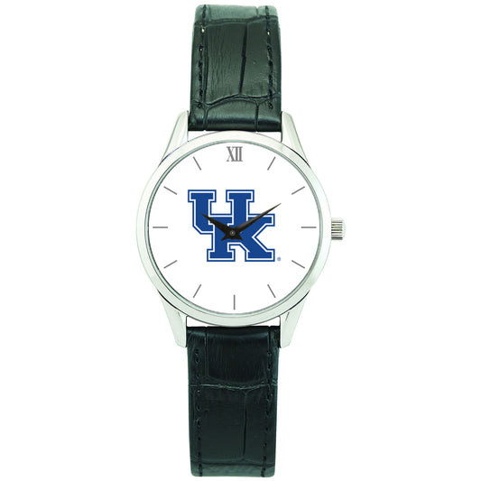 Women's Silver Kentucky Wildcats Stainless Steel Wristwatch