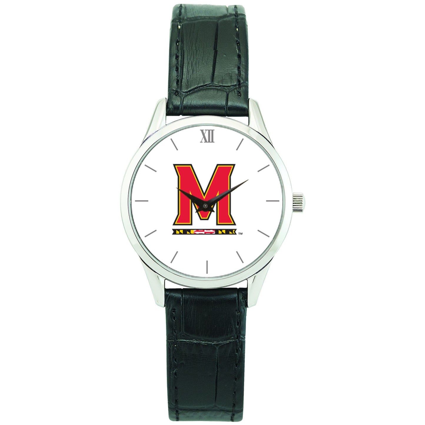 Women's Silver Maryland Terrapins Stainless Steel Wristwatch