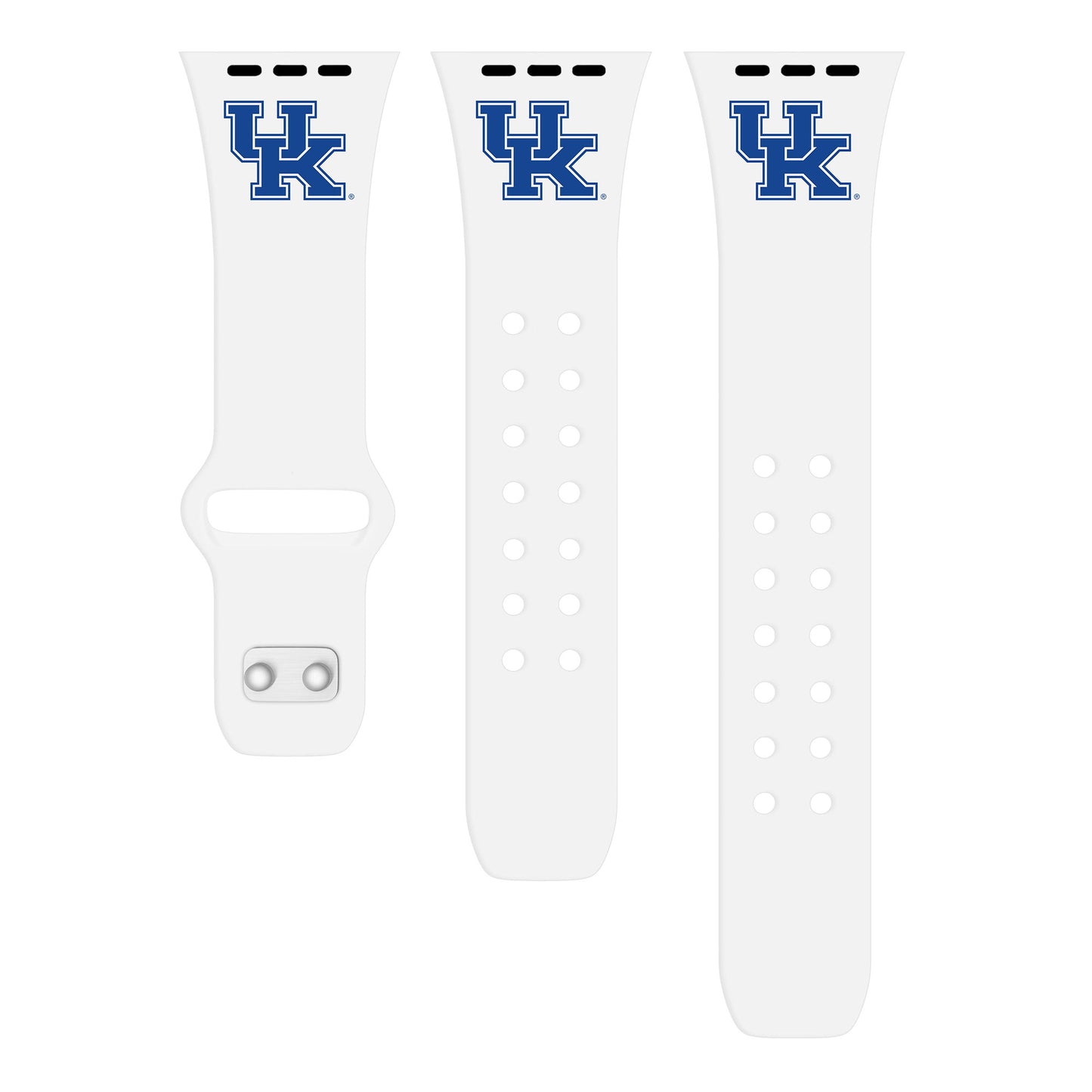 White Kentucky Wildcats Logo Silicone Apple Watch Band