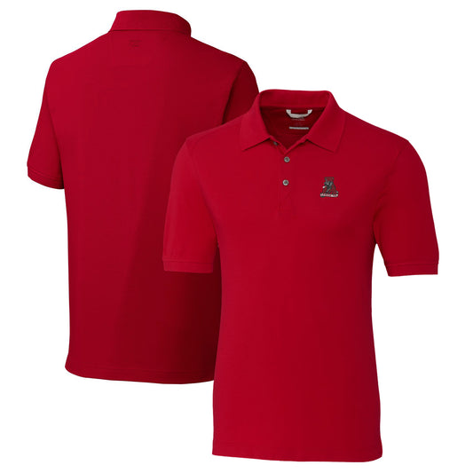 Men's Cutter & Buck Crimson Alabama Crimson Tide Vault Advantage Tri-Blend Pique Big & Tall Polo