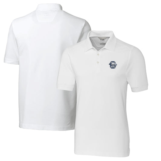 Men's Cutter & Buck White Penn State Nittany Lions Vault Advantage Tri-Blend Pique Big & Tall Polo