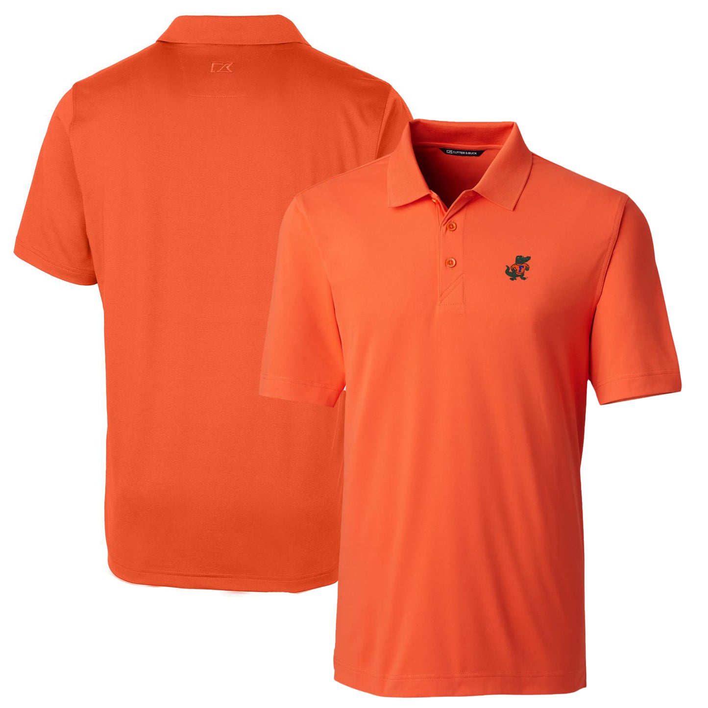 Men's Cutter & Buck Orange Florida Gators Logo Big & Tall Forge Stretch Polo