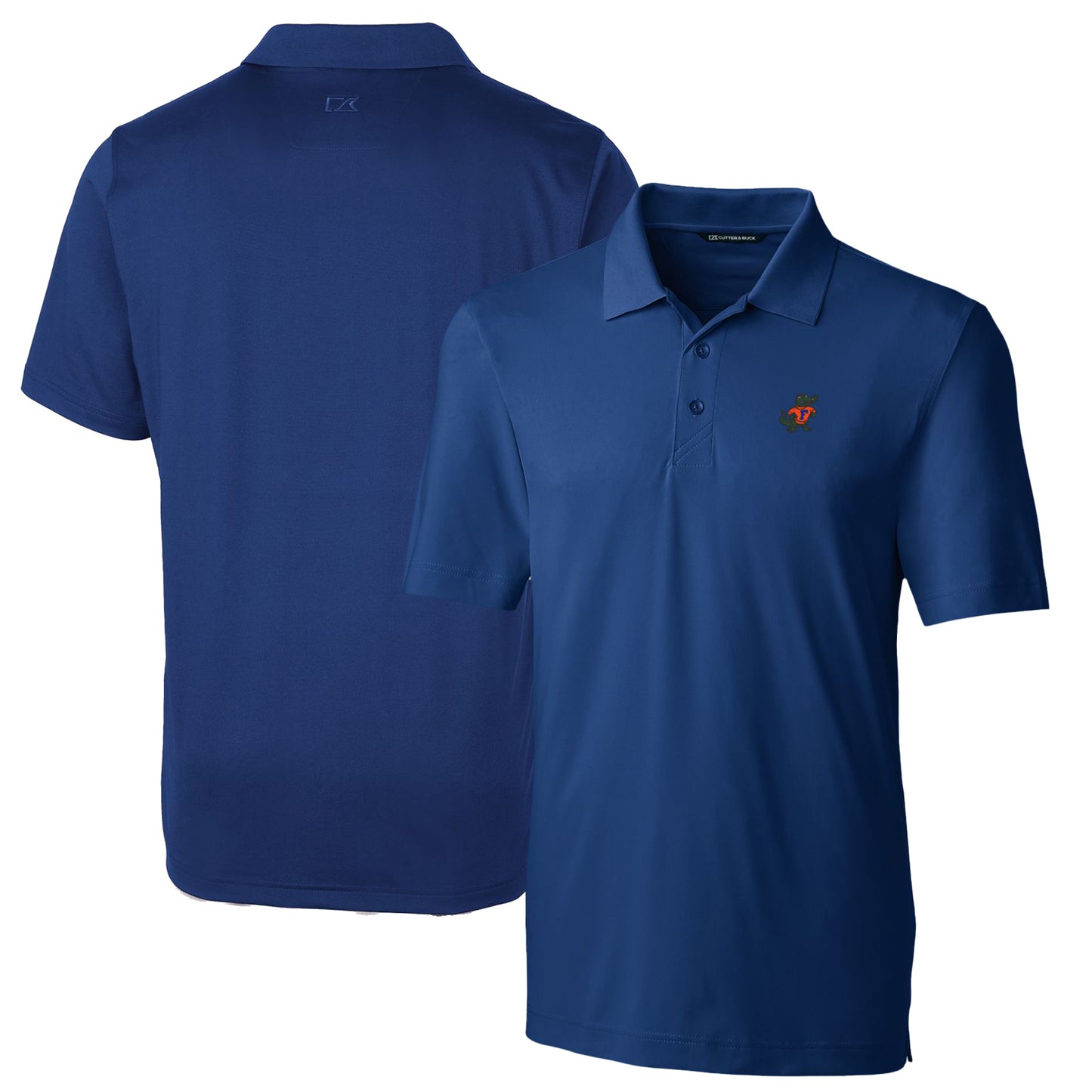 Men's Cutter & Buck Royal Florida Gators Logo Big & Tall Forge Stretch Polo