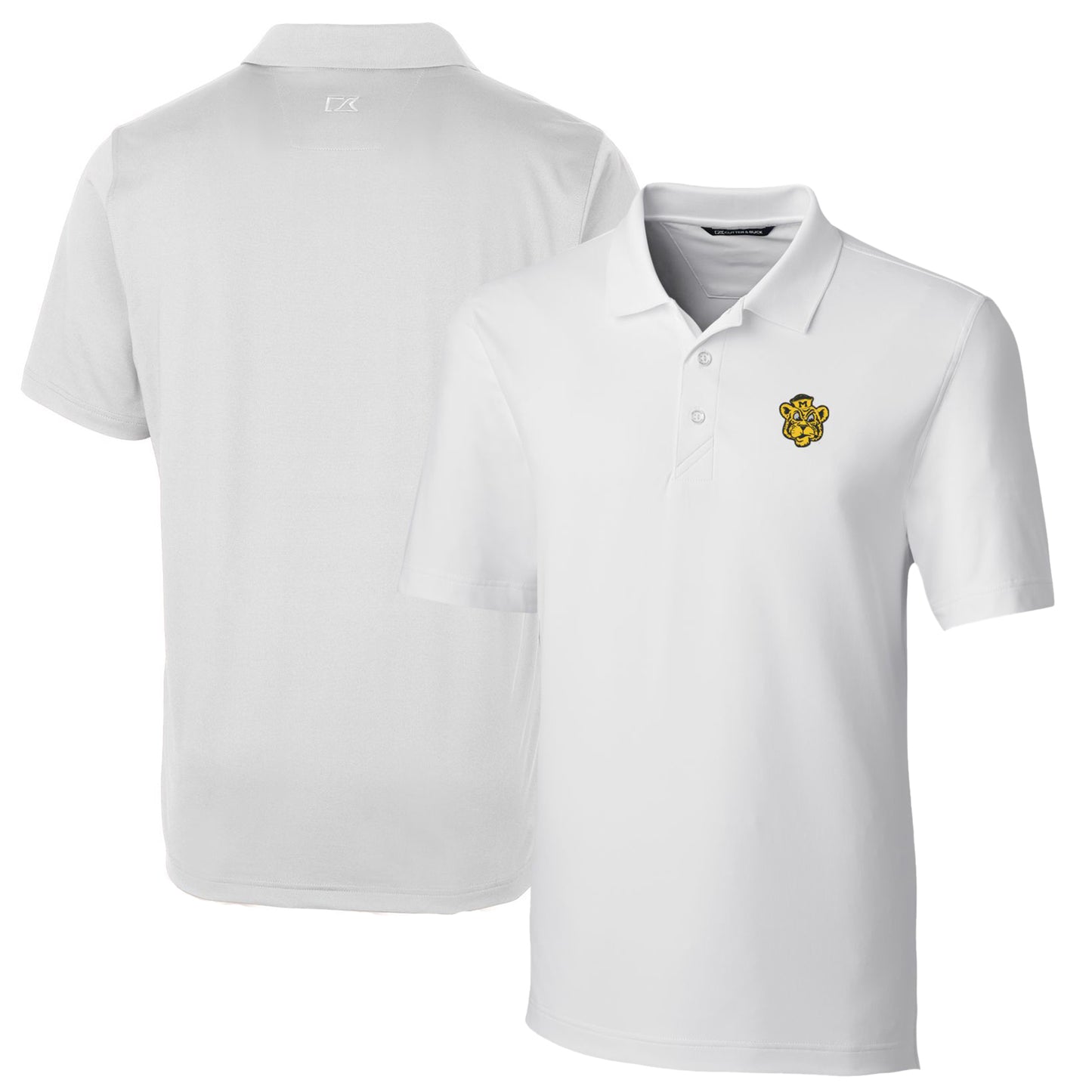 Men's Cutter & Buck White Missouri Tigers Logo Big & Tall Forge Stretch Polo