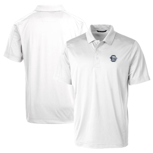 Men's Cutter & Buck White Penn State Nittany Lions Team Logo Big & Tall Prospect Textured Stretch Polo