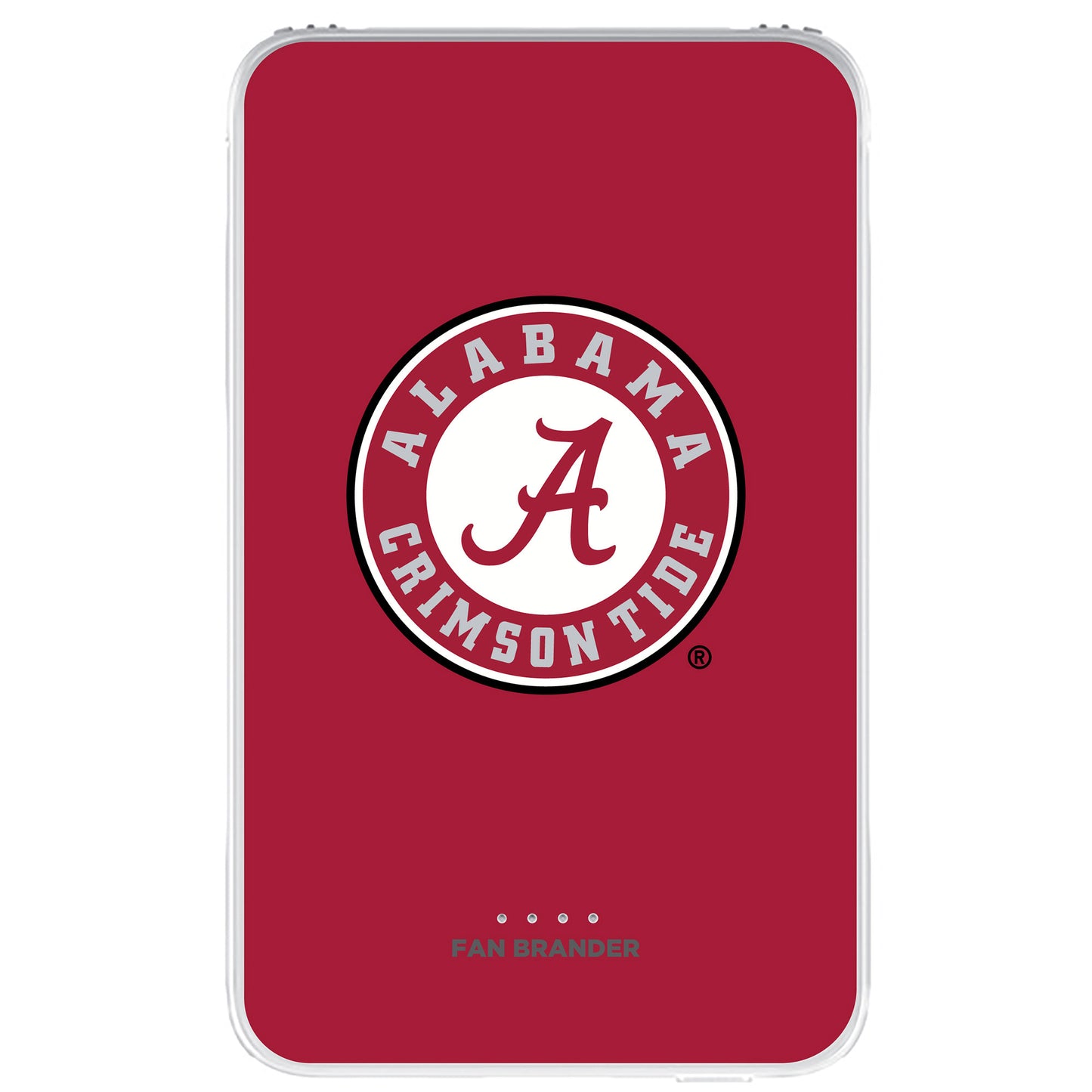 Alabama Crimson Tide Solid Design 10000 mAh Portable Power Pack