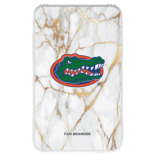 Florida Gators White Marble Design 10000 mAh Portable Power Pack