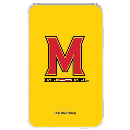 Maryland Terrapins Solid Design 10000 mAh Portable Power Pack