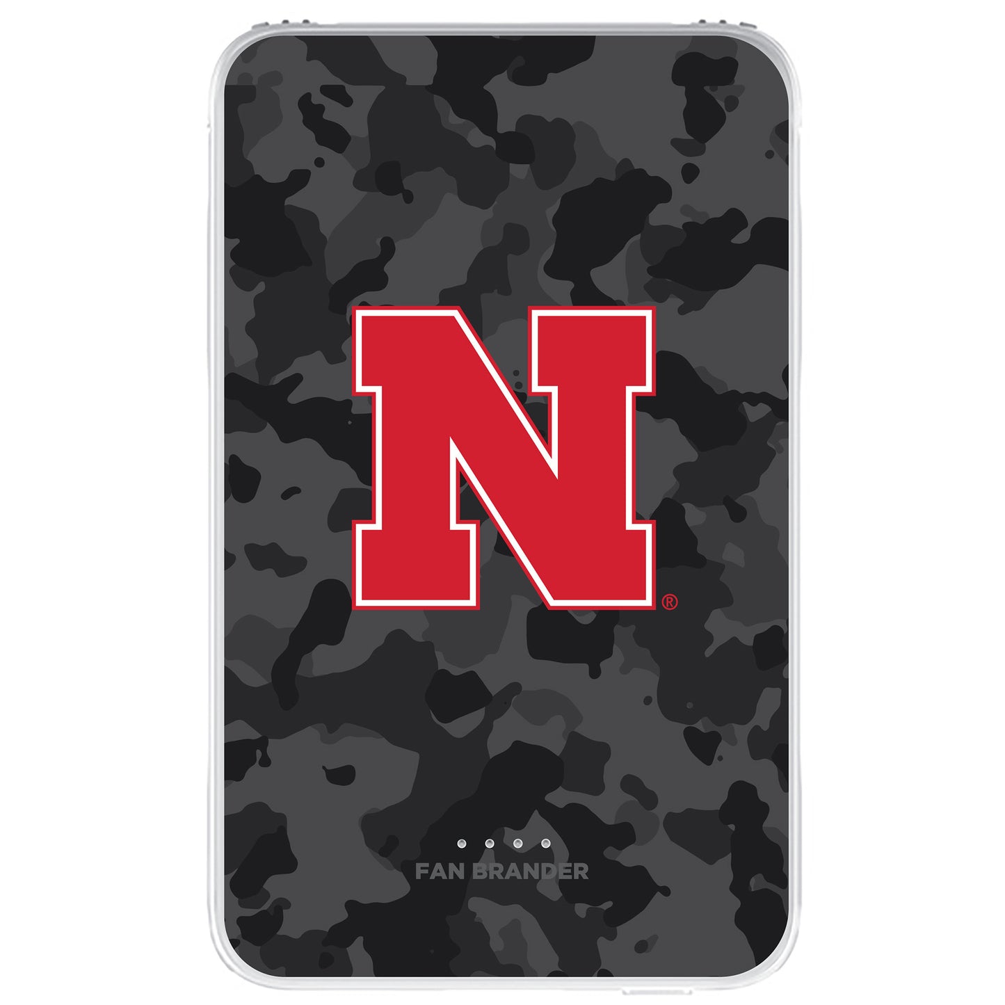 Nebraska Huskers Urban Camo Design 10000 mAh Portable Power Pack