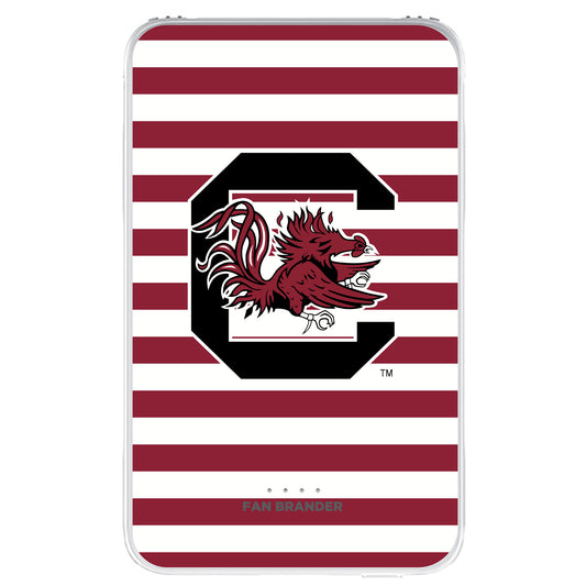 South Carolina Gamecocks Stripe Design 10000 mAh Portable Power Pack