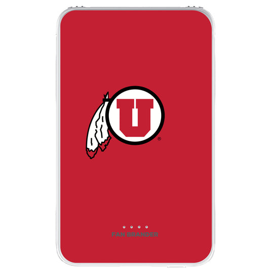 Utah Utes Solid Design 10000 mAh Portable Power Pack