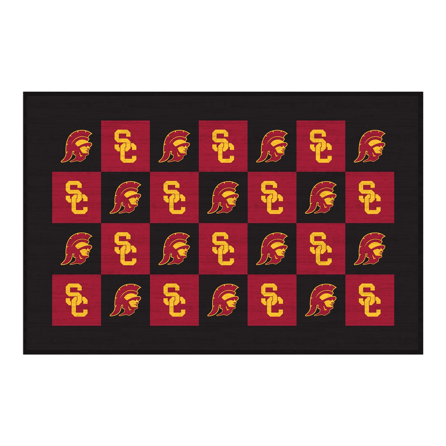 USC Trojans 30'' x 46'' Checkerboard Floor Mat