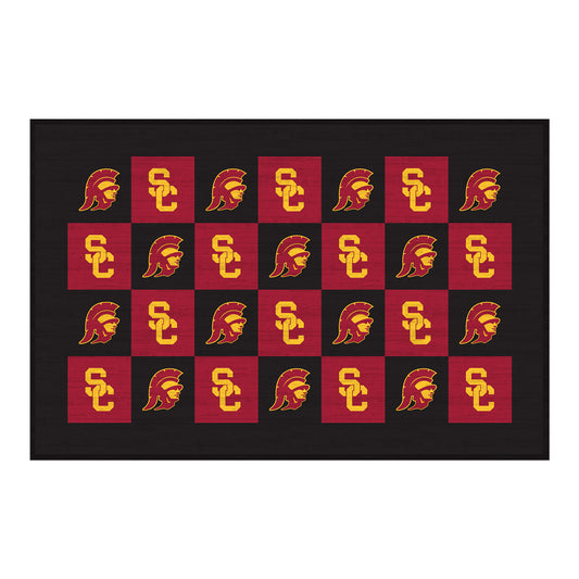 USC Trojans 30'' x 46'' Checkerboard Floor Mat