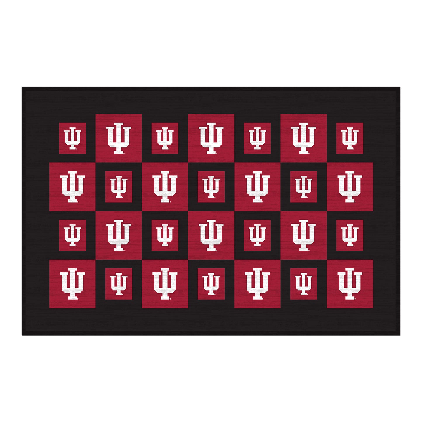 Indiana Hoosiers 30'' x 46'' Checkerboard Floor Mat