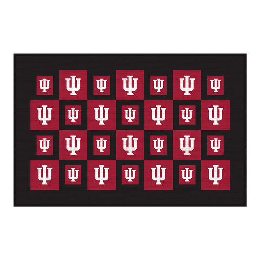 Indiana Hoosiers 30'' x 46'' Checkerboard Floor Mat