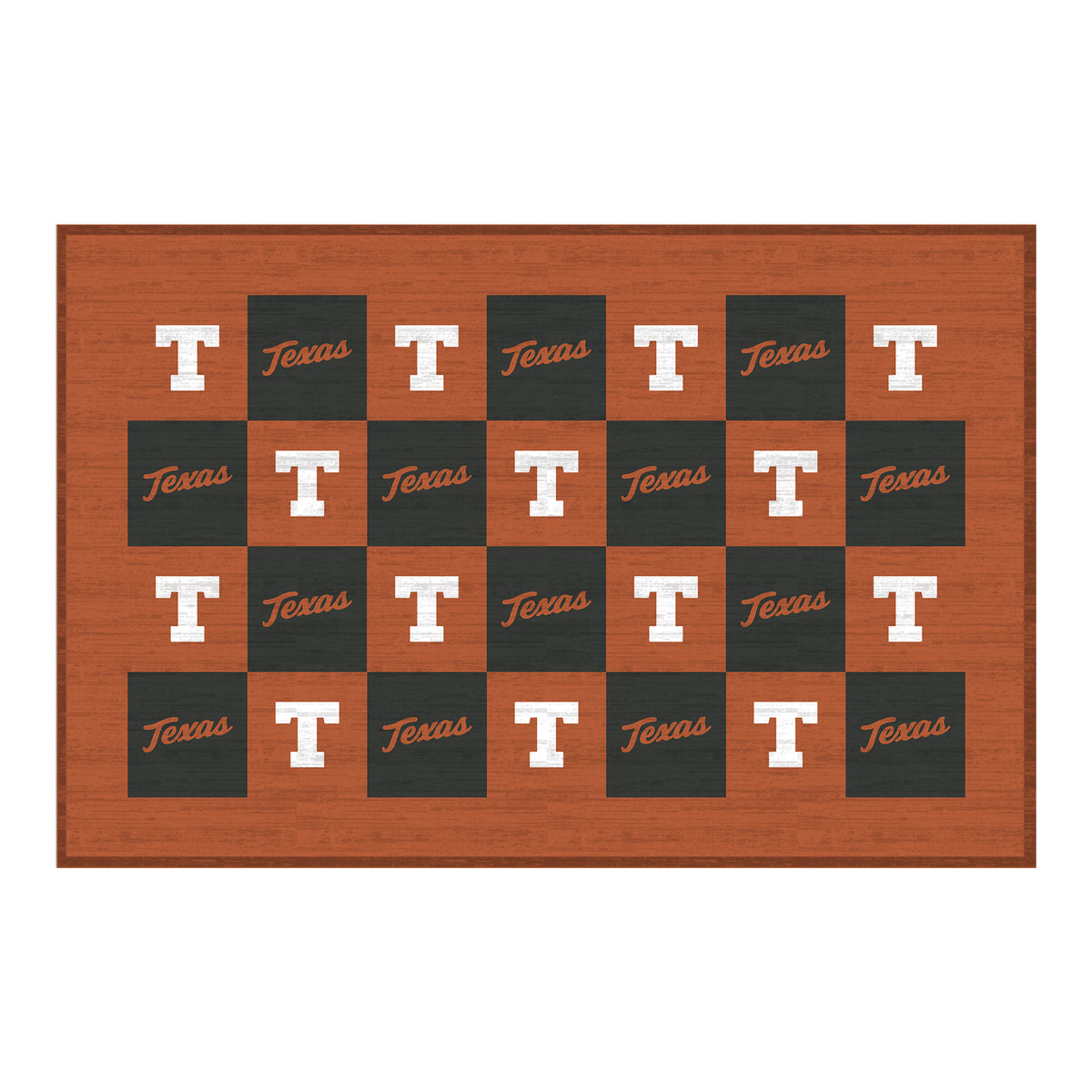 Texas Longhorns 30'' x 46'' Checkerboard Floor Mat