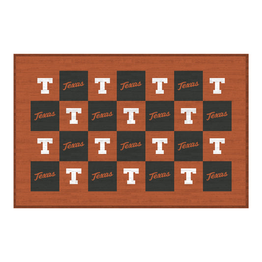 Texas Longhorns 30'' x 46'' Checkerboard Floor Mat