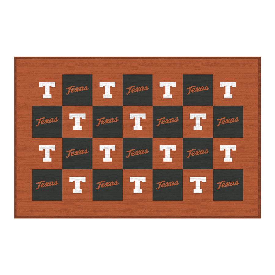 Texas Longhorns 30'' x 46'' Checkerboard Floor Mat