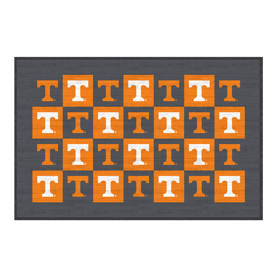 Tennessee Volunteers 30'' x 46'' Checkerboard Floor Mat