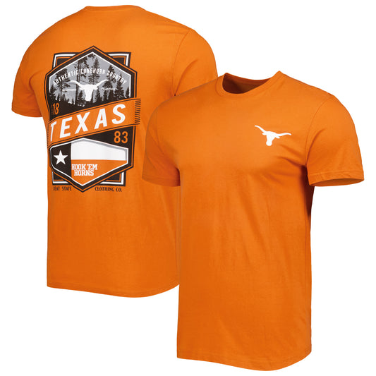 Men's Texas Orange Texas Longhorns Double Diamond Crest T-Shirt