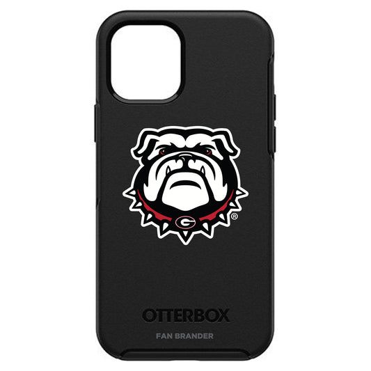 OtterBox Black Georgia Bulldogs Primary Logo iPhone Symmetry Case