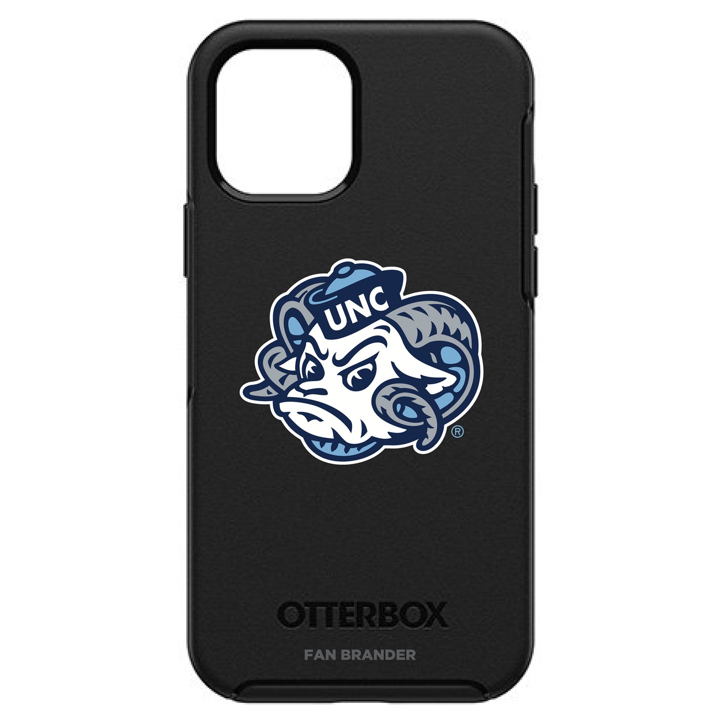 OtterBox Black North Carolina Tar Heels Primary Logo iPhone Symmetry Case