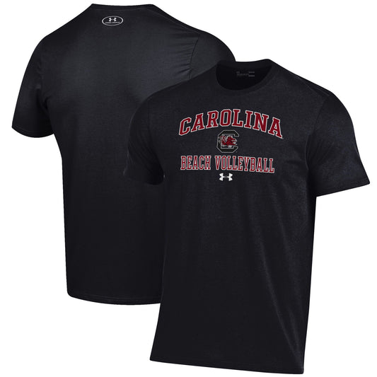 Men's Under Armour Black South Carolina Gamecocks Beach Volleyball Performance T-Shirt