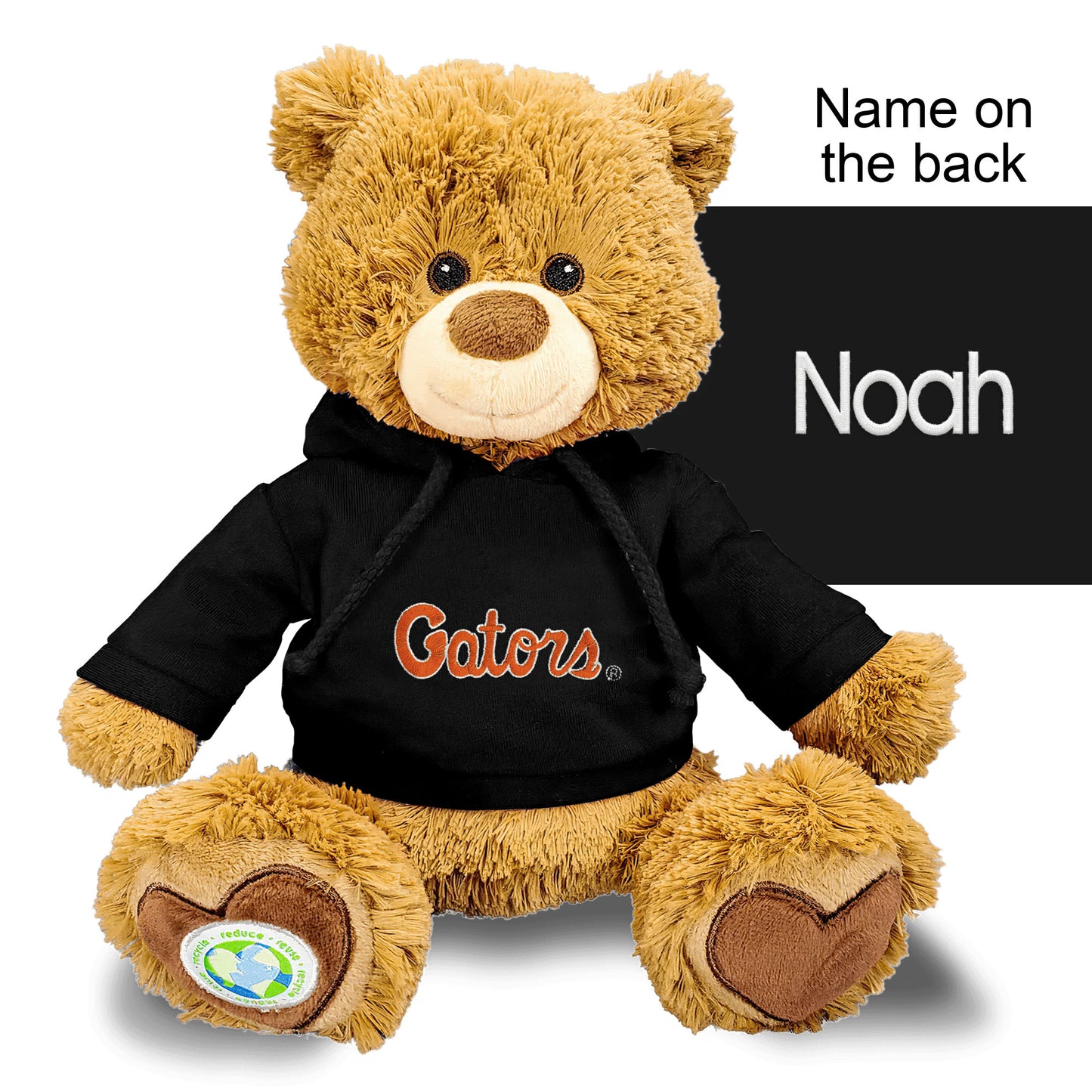 Black Florida Gators Personalized Plush Polly Bear