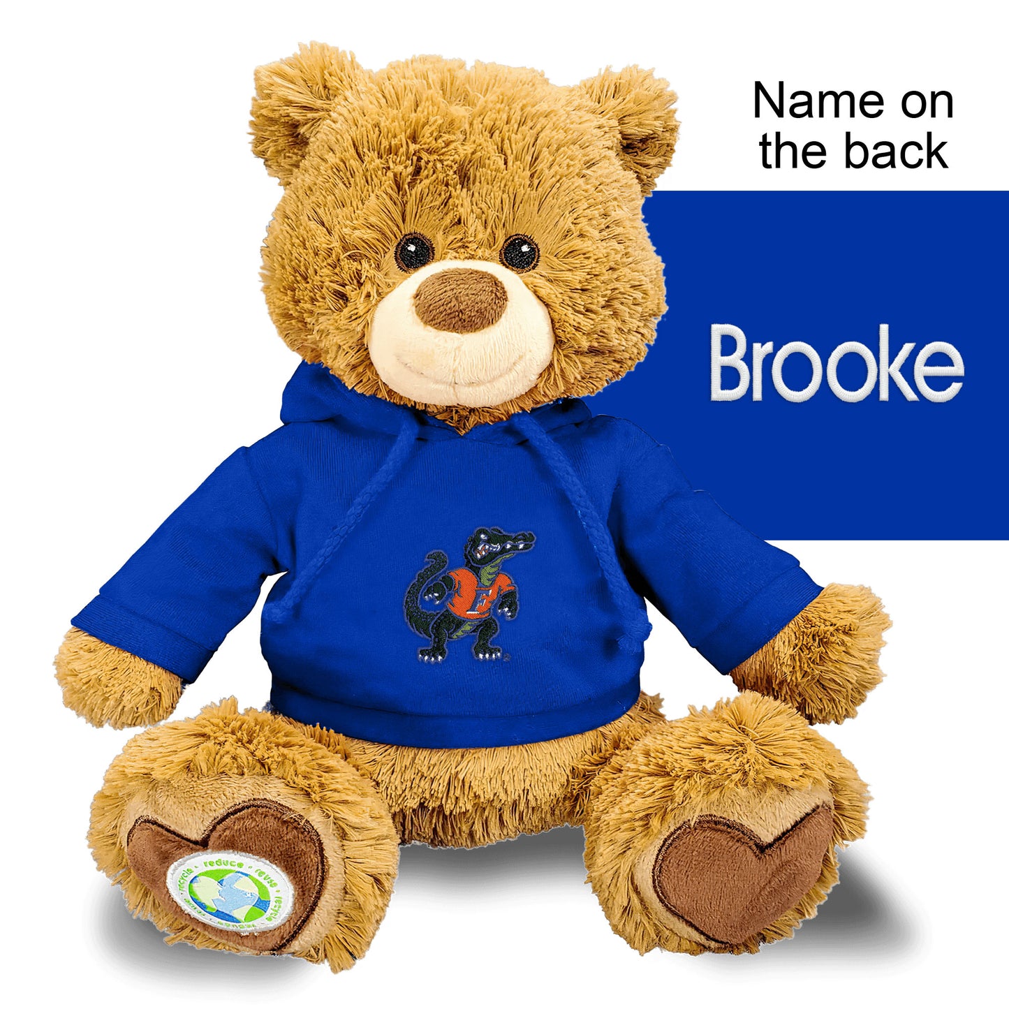 Blue Florida Gators Personalized Plush Polly Bear