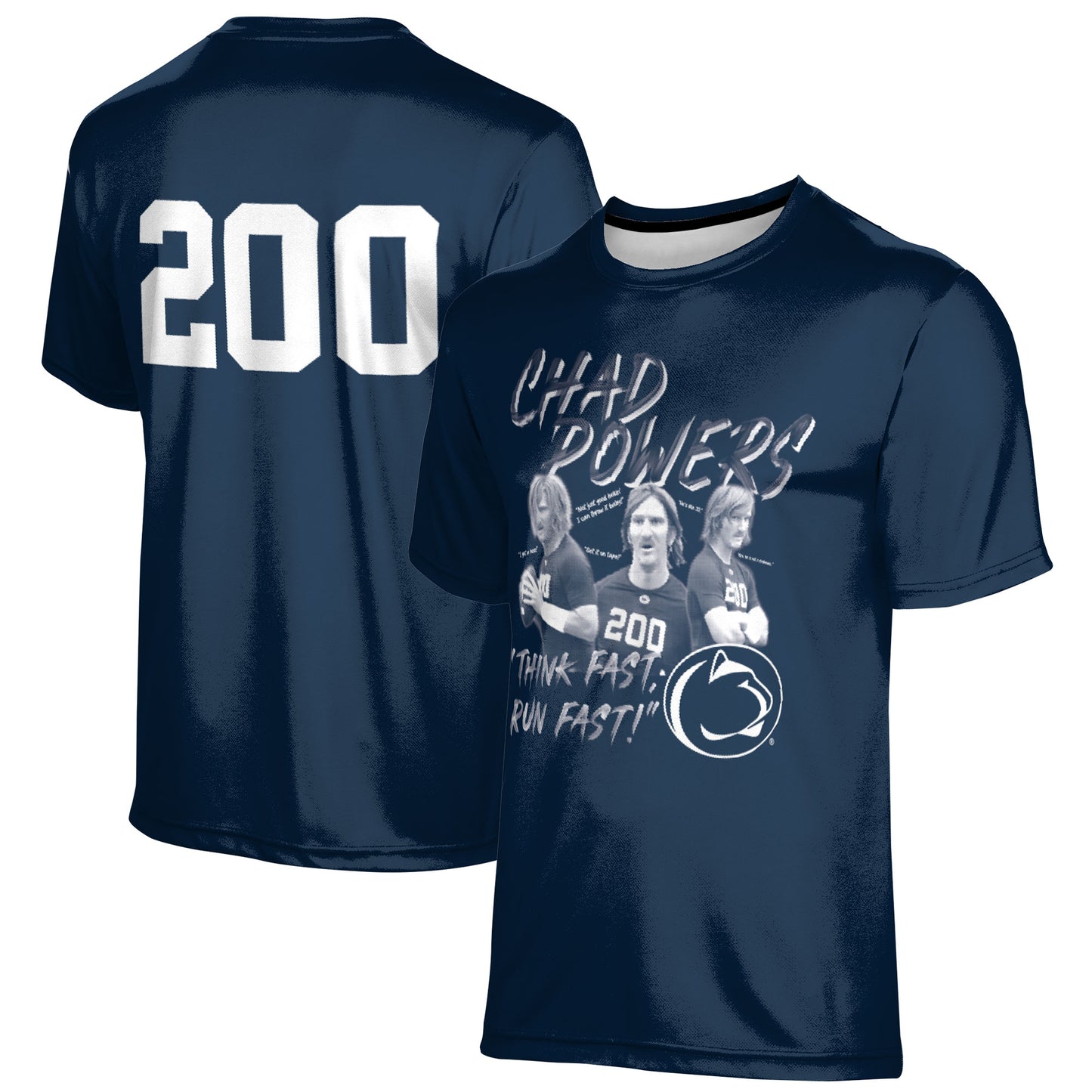 Men's ProSphere Chad Powers Navy Penn State Nittany Lions Sublimated T-Shirt
