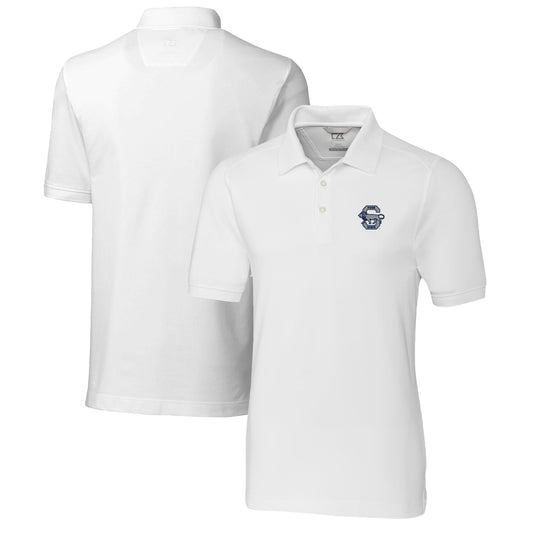 Men's Cutter & Buck White Penn State Nittany Lions Advantage Tri-Blend DryTec Pique Polo