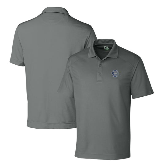 Men's Cutter & Buck Steel Penn State Nittany Lions DryTec Genre Textured Solid Polo