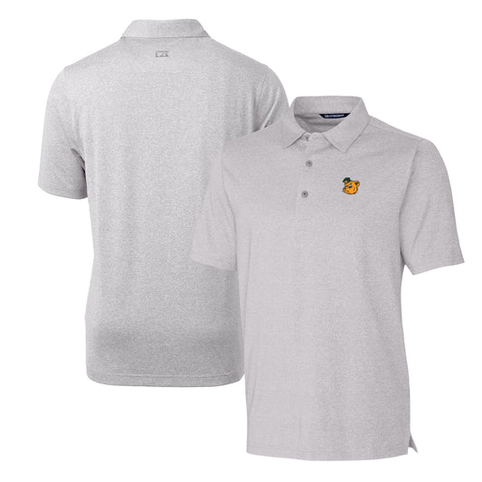 Men's Cutter & Buck Heather Gray Baylor Bears Forge Stretch Polo