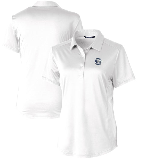 Women's Cutter & Buck White Penn State Nittany Lions Vault Prospect Textured Stretch Polo