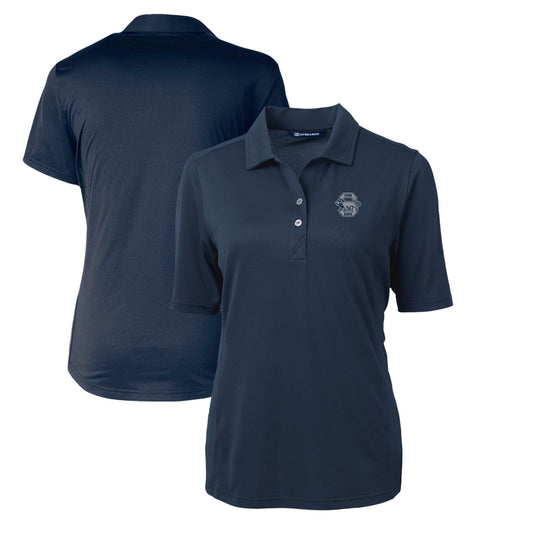 Women's Cutter & Buck Navy Penn State Nittany Lions Team Virtue Eco Pique Recycled Polo