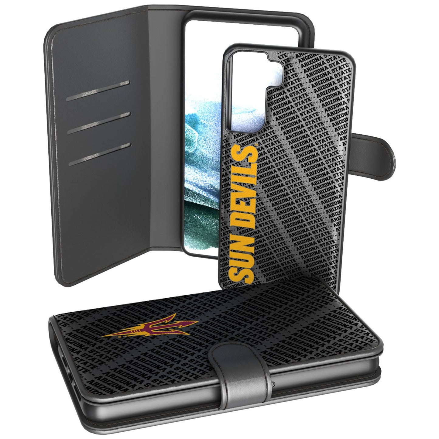 Arizona State Sun Devils Samsung Galaxy Mono Tilt Wallet Case