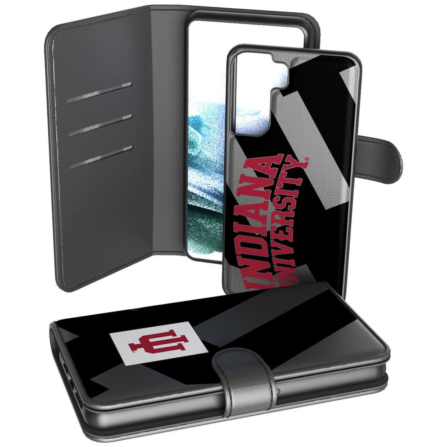 Indiana Hoosiers Samsung Galaxy Mono Tilt Wallet Case