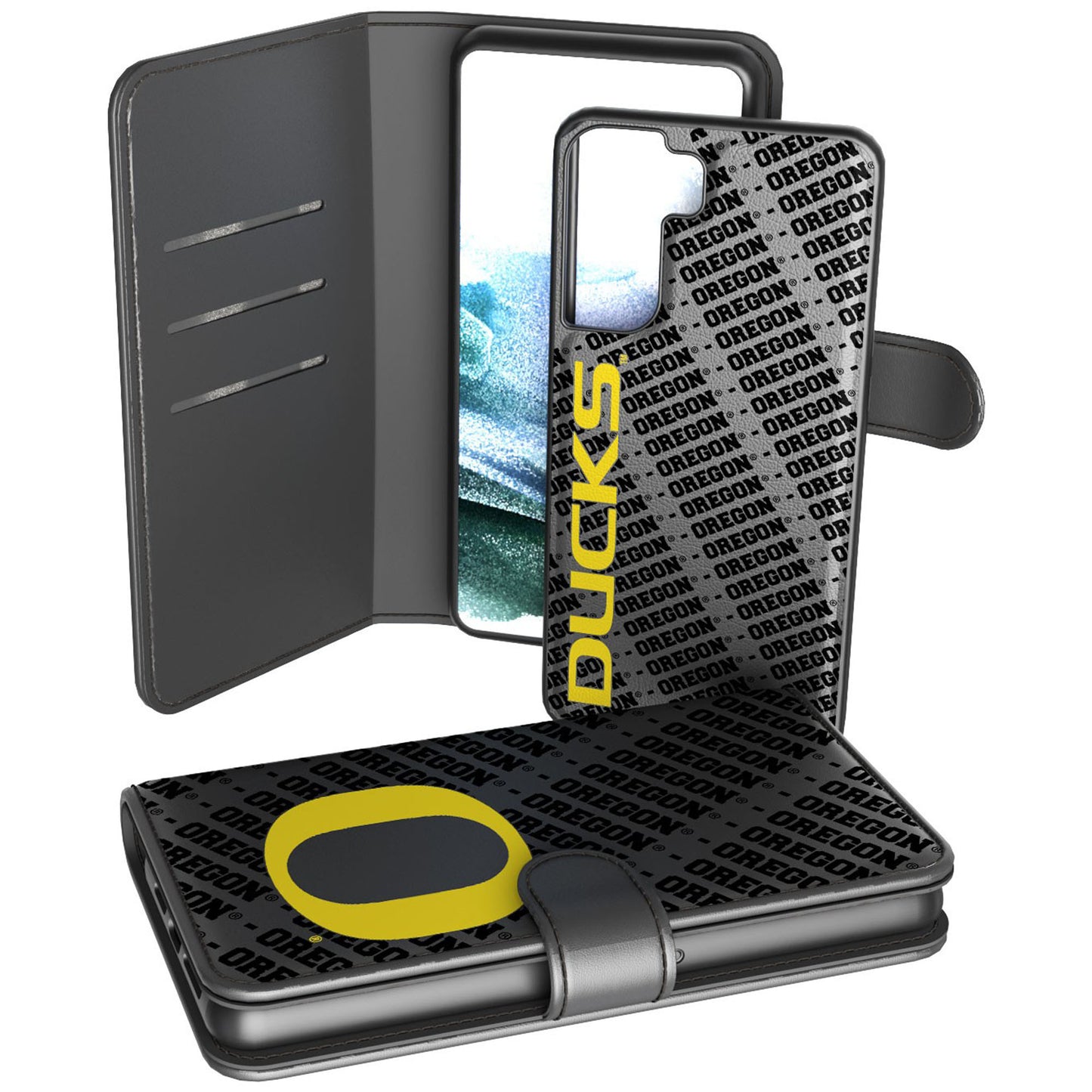 Oregon Ducks Samsung Galaxy Mono Tilt Wallet Case