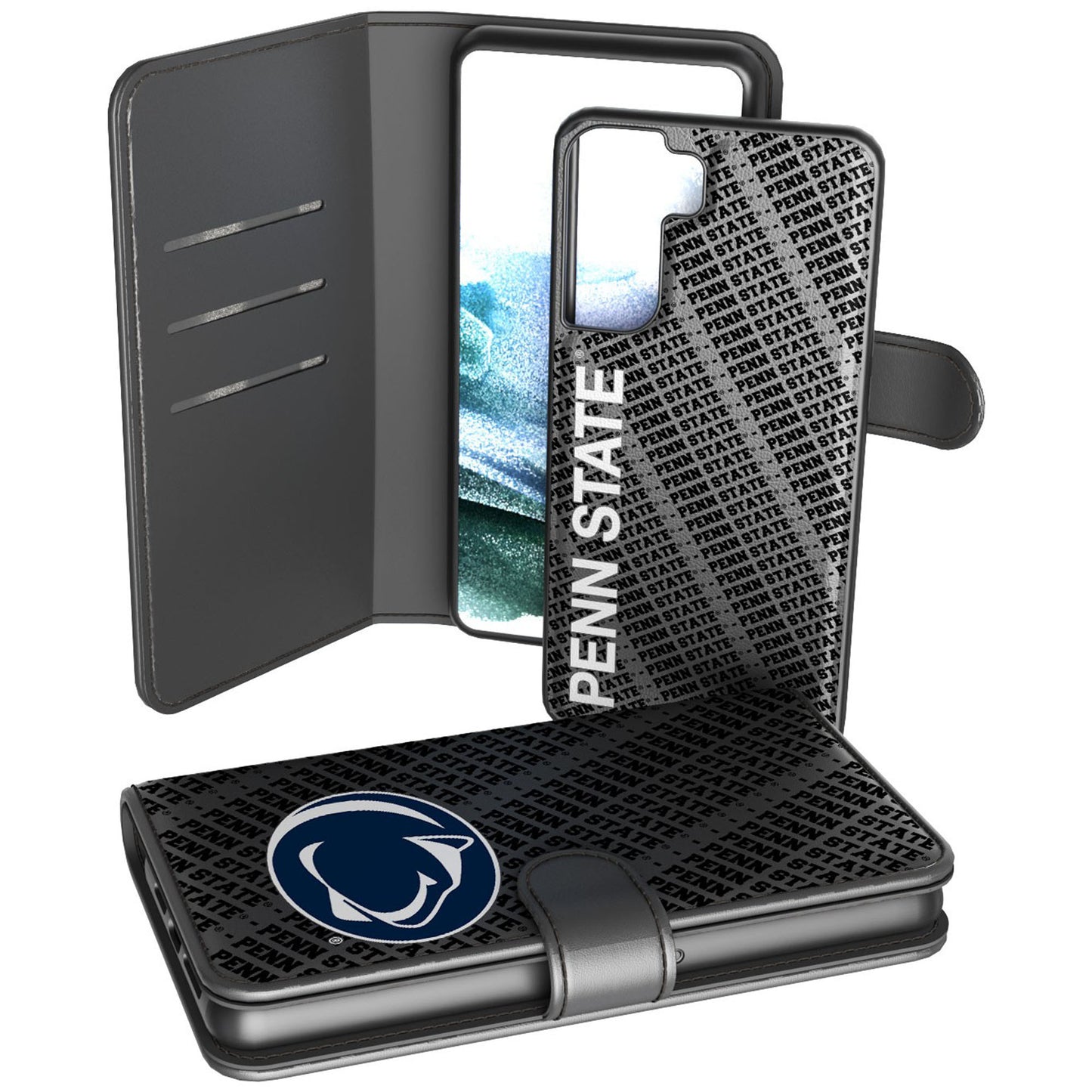 Penn State Nittany Lions Samsung Galaxy Mono Tilt Wallet Case