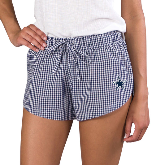 Women's Concepts Sport Navy Dallas Cowboys Tradition Woven Jam Shorts