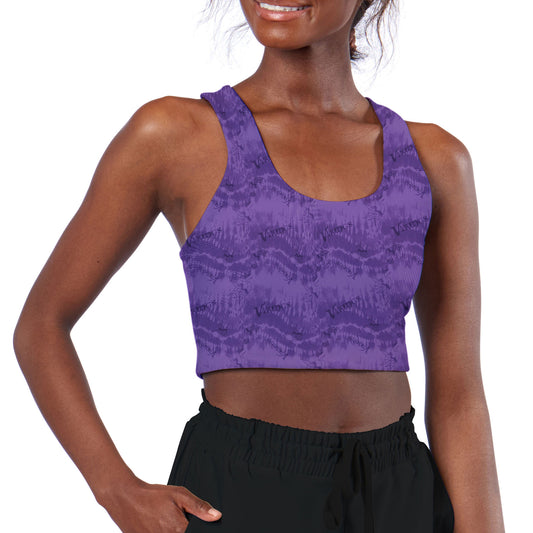 Women's Certo Charcoal Minnesota Vikings Reversible Sports Bra