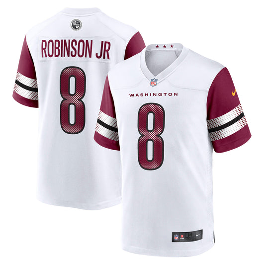 Men's Nike Brian Robinson Jr. White Washington Commanders Away Game Player Jersey