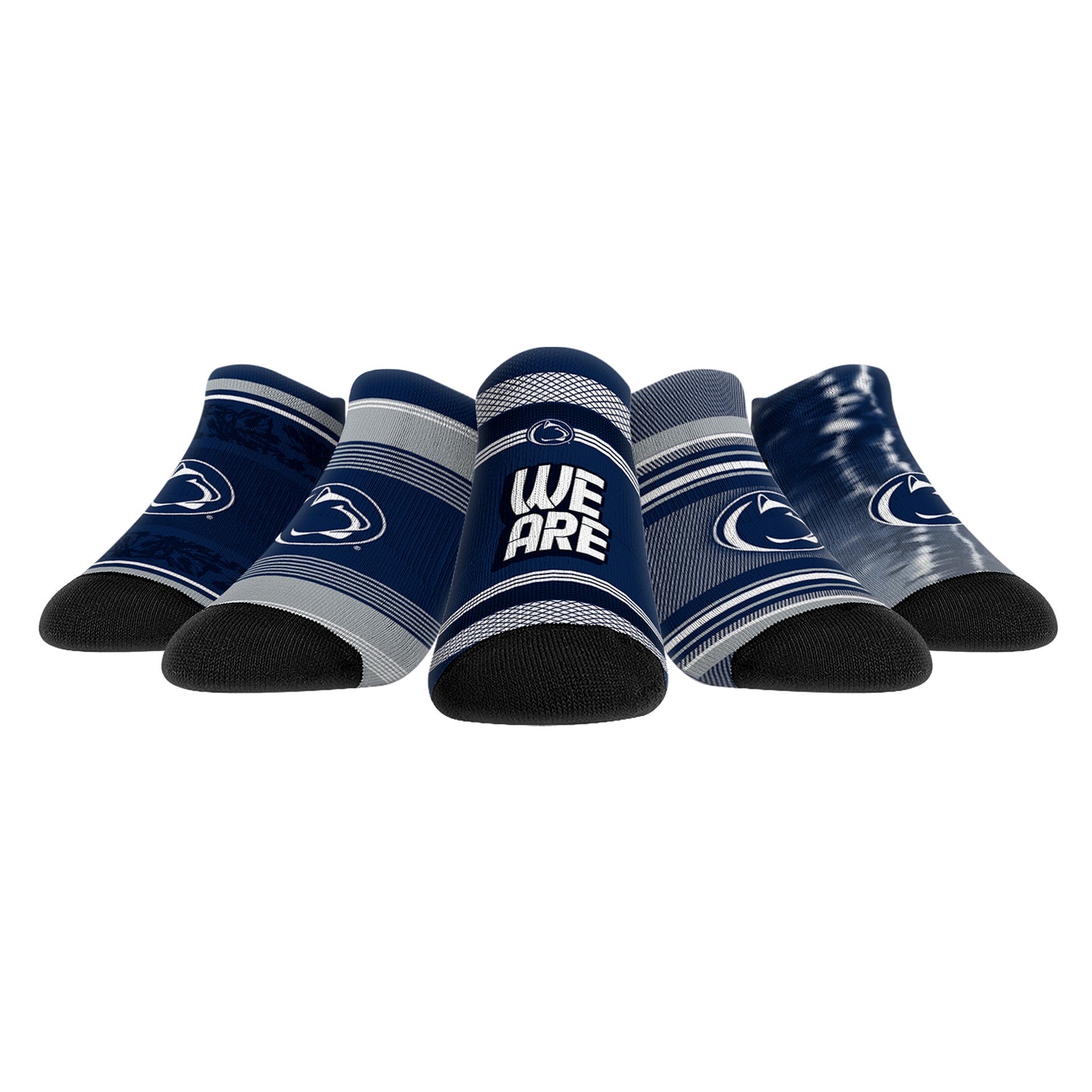 Unisex Rock Em Socks Penn State Nittany Lions Super Fan Five-Pack Low-Cut Socks Set