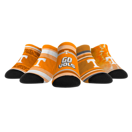 Youth Rock Em Socks Tennessee Volunteers Super Fan Five-Pack Low-Cut Socks Set