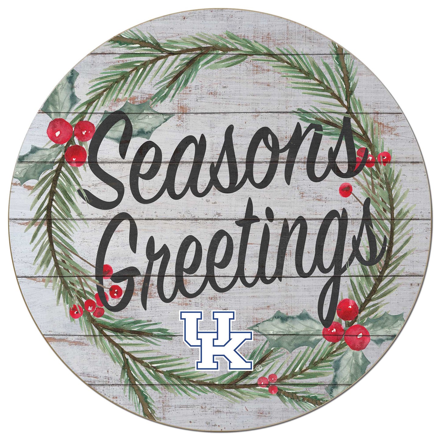 Kentucky Wildcats 20'' x 20'' Season's Greetings Circle