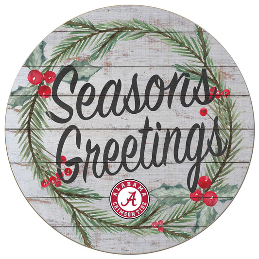 Alabama Crimson Tide 20'' x 20'' Season's Greetings Circle