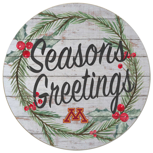 Minnesota Golden Gophers 20'' x 20'' Season's Greetings Circle