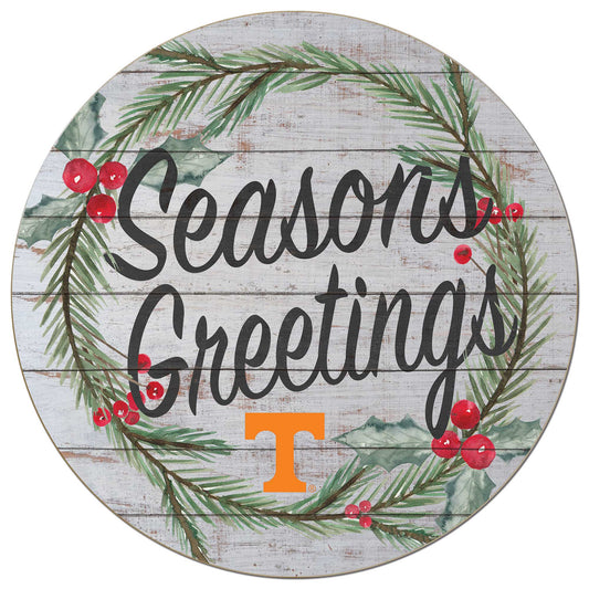 Tennessee Volunteers 20'' x 20'' Season's Greetings Circle